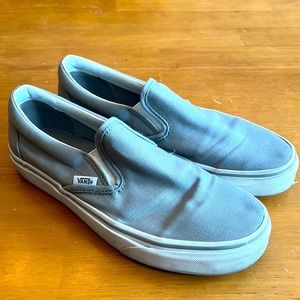 Vans canvas slip ons. Size 9